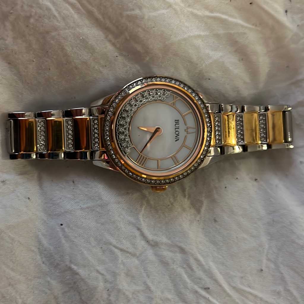 With Every Flick Of Your Wrist Dazzling Crystal Accents